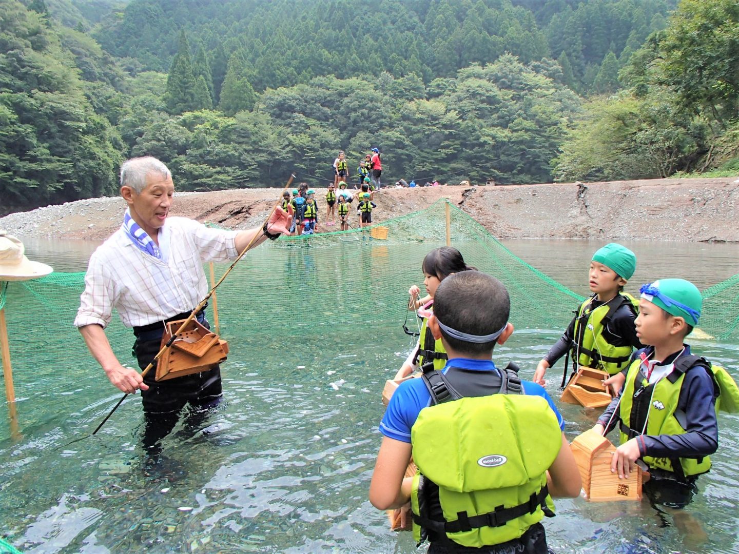 鮎釣り